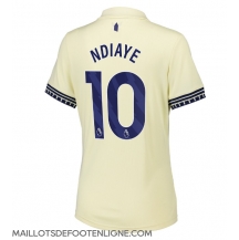 Maillot de football Réplique Everton Iliman Ndiaye #10 Extérieur Femme 2025-26 Manche Courte