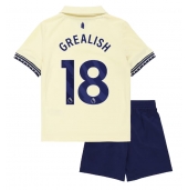 Maillot de football Réplique Everton Jack Grealish #18 Extérieur Enfant 2025-26 Manche Courte (+ Pantalon court)