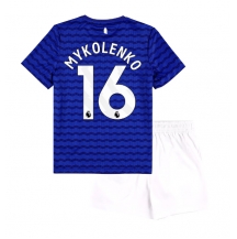 Maillot de football Réplique Everton Vitaliy Mykolenko #16 Domicile Enfant 2025-26 Manche Courte (+ Pantalon court)