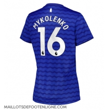 Maillot de football Réplique Everton Vitaliy Mykolenko #16 Domicile Femme 2025-26 Manche Courte