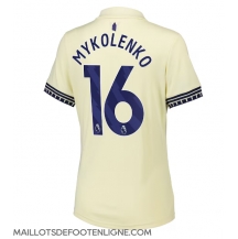 Maillot de football Réplique Everton Vitaliy Mykolenko #16 Extérieur Femme 2025-26 Manche Courte