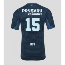 Maillot de football Réplique Feyenoord Jordan Bos #15 Extérieur 2025-26 Manche Courte