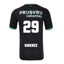 Maillot de football Réplique Feyenoord Santiago Gimenez #29 Extérieur 2024-25 Manche Courte