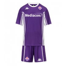 Maillot de football Réplique Fiorentina Domicile Enfant 2025-26 Manche Courte (+ Pantalon court)
