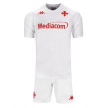 Maillot de football Réplique Fiorentina Extérieur Enfant 2024-25 Manche Courte (+ Pantalon court)