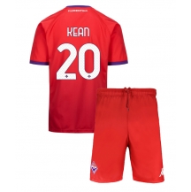 Maillot de football Réplique Fiorentina Moise Kean #20 Troisième Enfant 2024-25 Manche Courte (+ Pantalon court)