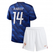 Maillot de football Réplique France Adrien Rabiot #14 Domicile Enfant Mondial 2026 Manche Courte (+ Pantalon court)