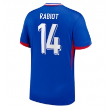Maillot de football Réplique France Adrien Rabiot #14 Domicile Europe 2024 Manche Courte