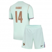 Maillot de football Réplique France Adrien Rabiot #14 Extérieur Enfant Mondial 2026 Manche Courte (+ Pantalon court)