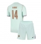 Maillot de football Réplique France Adrien Rabiot #14 Extérieur Enfant Mondial 2026 Manche Courte (+ Pantalon court)