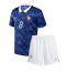 Maillot de football Réplique France Aurelien Tchouameni #8 Domicile Enfant Mondial 2026 Manche Courte (+ Pantalon court)