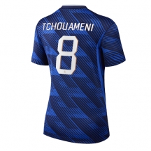 Maillot de football Réplique France Aurelien Tchouameni #8 Domicile Femme Mondial 2026 Manche Courte
