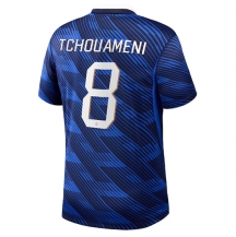 Maillot de football Réplique France Aurelien Tchouameni #8 Domicile Mondial 2026 Manche Courte