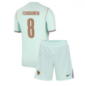 Maillot de football Réplique France Aurelien Tchouameni #8 Extérieur Enfant Mondial 2026 Manche Courte (+ Pantalon court)
