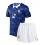 Maillot de football Réplique France Bradley Barcola #12 Domicile Enfant Mondial 2026 Manche Courte (+ Pantalon court)