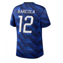 Maillot de football Réplique France Bradley Barcola #12 Domicile Mondial 2026 Manche Courte