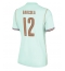 Maillot de football Réplique France Bradley Barcola #12 Extérieur Femme Mondial 2026 Manche Courte