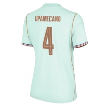 Maillot de football Réplique France Dayot Upamecano #4 Extérieur Femme Mondial 2026 Manche Courte