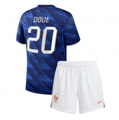 Maillot de football Réplique France Desire Doue #20 Domicile Enfant Mondial 2026 Manche Courte (+ Pantalon court)