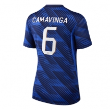 Maillot de football Réplique France Eduardo Camavinga #6 Domicile Femme Mondial 2026 Manche Courte