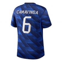 Maillot de football Réplique France Eduardo Camavinga #6 Domicile Mondial 2026 Manche Courte