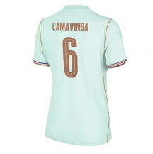 Maillot de football Réplique France Eduardo Camavinga #6 Extérieur Femme Mondial 2026 Manche Courte