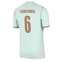 Maillot de football Réplique France Eduardo Camavinga #6 Extérieur Mondial 2026 Manche Courte