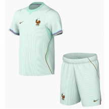Maillot de football Réplique France Extérieur Enfant Mondial 2026 Manche Courte (+ Pantalon court)