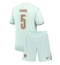 Maillot de football Réplique France Jules Kounde #5 Extérieur Enfant Mondial 2026 Manche Courte (+ Pantalon court)