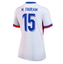 Maillot de football Réplique France Marcus Thuram #15 Extérieur Femme Europe 2024 Manche Courte