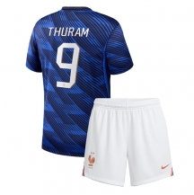 Maillot de football Réplique France Marcus Thuram #9 Domicile Enfant Mondial 2026 Manche Courte (+ Pantalon court)