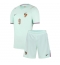 Maillot de football Réplique France Marcus Thuram #9 Extérieur Enfant Mondial 2026 Manche Courte (+ Pantalon court)