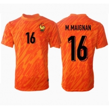 Maillot de football Réplique France Mike Maignan #16 Gardien de but Extérieur Europe 2024 Manche Courte