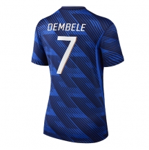 Maillot de football Réplique France Ousmane Dembele #7 Domicile Femme Mondial 2026 Manche Courte