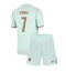 Maillot de football Réplique France Ousmane Dembele #7 Extérieur Enfant Mondial 2026 Manche Courte (+ Pantalon court)