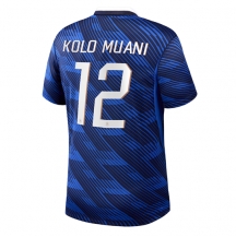 Maillot de football Réplique France Randal Kolo Muani #12 Domicile Mondial 2026 Manche Courte