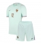 Maillot de football Réplique France Randal Kolo Muani #12 Extérieur Enfant Mondial 2026 Manche Courte (+ Pantalon court)