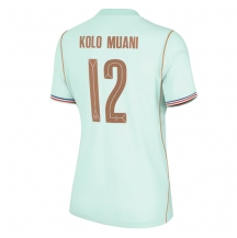 Maillot de football Réplique France Randal Kolo Muani #12 Extérieur Femme Mondial 2026 Manche Courte