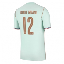 Maillot de football Réplique France Randal Kolo Muani #12 Extérieur Mondial 2026 Manche Courte