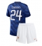 Maillot de football Réplique France Rayan Cherki #24 Domicile Enfant Mondial 2026 Manche Courte (+ Pantalon court)