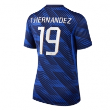 Maillot de football Réplique France Theo Hernandez #19 Domicile Femme Mondial 2026 Manche Courte