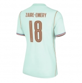 Maillot de football Réplique France Warren Zaire-Emery #18 Extérieur Femme Mondial 2026 Manche Courte