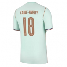 Maillot de football Réplique France Warren Zaire-Emery #18 Extérieur Mondial 2026 Manche Courte