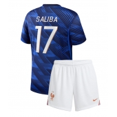 Maillot de football Réplique France William Saliba #17 Domicile Enfant Mondial 2026 Manche Courte (+ Pantalon court)