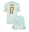 Maillot de football Réplique France William Saliba #17 Extérieur Enfant Mondial 2026 Manche Courte (+ Pantalon court)