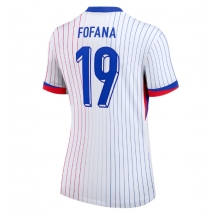 Maillot de football Réplique France Youssouf Fofana #19 Extérieur Femme Europe 2024 Manche Courte