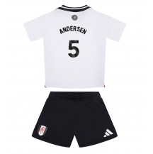 Maillot de football Réplique Fulham Joachim Andersen #5 Domicile Enfant 2024-25 Manche Courte (+ Pantalon court)
