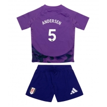 Maillot de football Réplique Fulham Joachim Andersen #5 Troisième Enfant 2024-25 Manche Courte (+ Pantalon court)