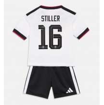 Maillot de football Réplique Germany Angelo Stiller #16 Domicile Enfant Mondial 2026 Manche Courte (+ Pantalon court)