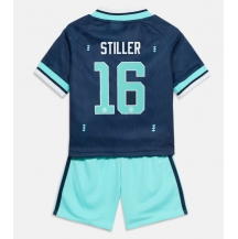 Maillot de football Réplique Germany Angelo Stiller #16 Extérieur Enfant Mondial 2026 Manche Courte (+ Pantalon court)